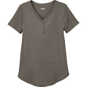 Women's Makers Studio Cotton Rib Henley T-Shirt