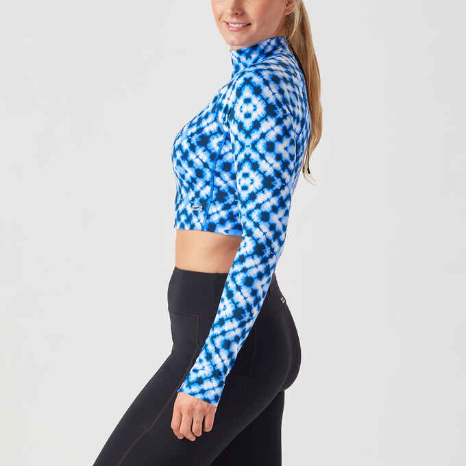Women's Suit Up Swim Built-in Bra Long Sleeve Top