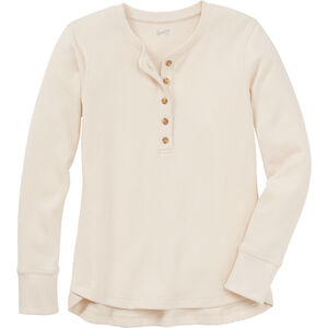 Women's Burly Thermal Long Sleeve Henley