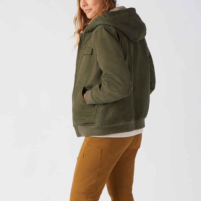 Women's Superior Fire Hose Hooded Jacket
