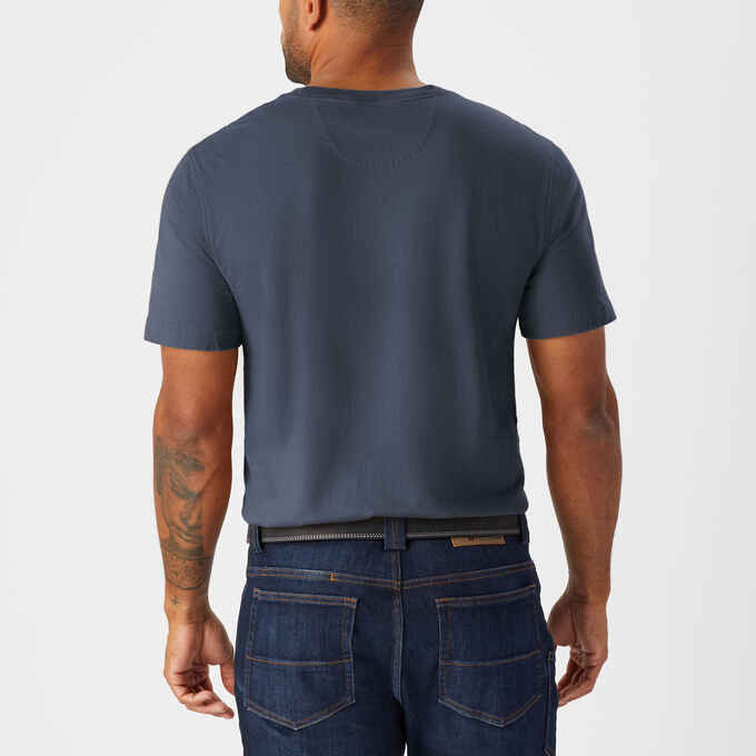 Men's Longtail T Slim Fit T-Shirt with Pocket