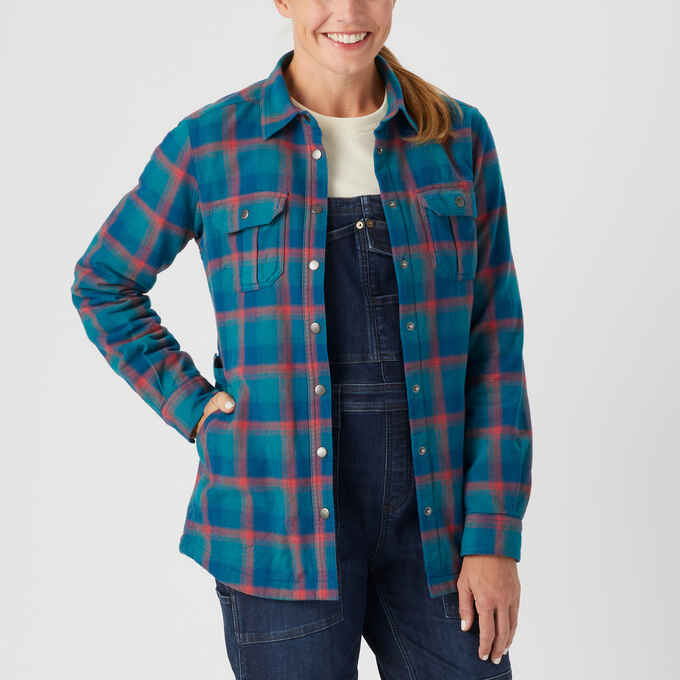 Women's Free Swingin' Lined Flannel Shirt Jac