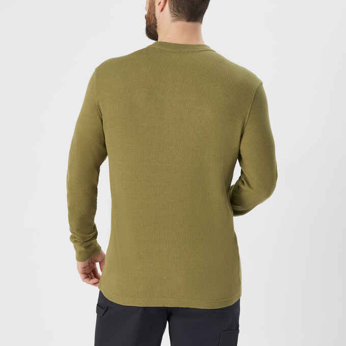 Men's 40 Grit Thermal Henley Shirt