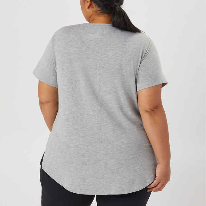 Women's Plus AKHG Renew Bamboo Short Sleeve Tee