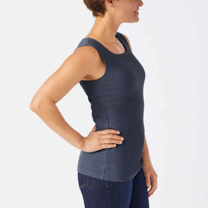 Women's Maker's Studio Rib Shelf Bra Tank