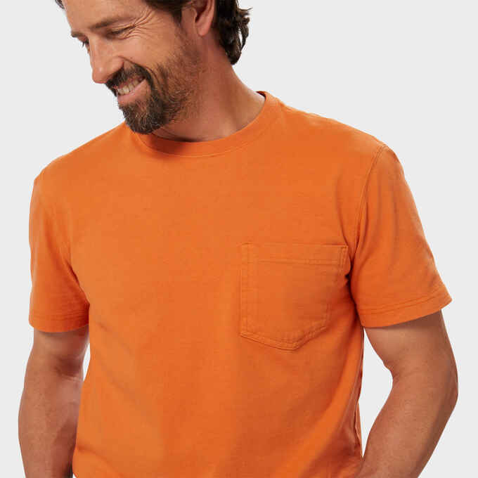 Men's Longtail T Slim Fit T-Shirt with Pocket