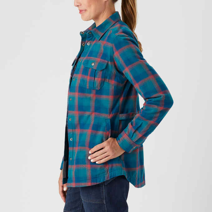 Women's Free Swingin' Lined Flannel Shirt Jac