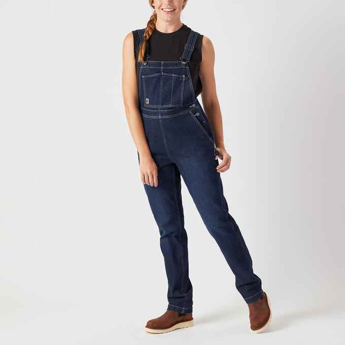 Women's 40 Grit Denim Bib Overalls