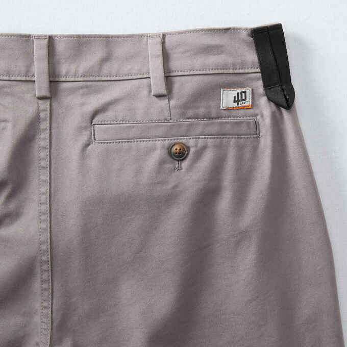 Men's 40 Grit Flex Twill Slim Fit Khaki Pants