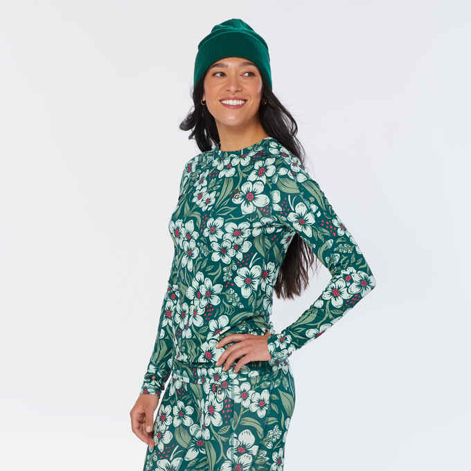 Women's AKHG Boar's Nest Base Layer Crew Shirt