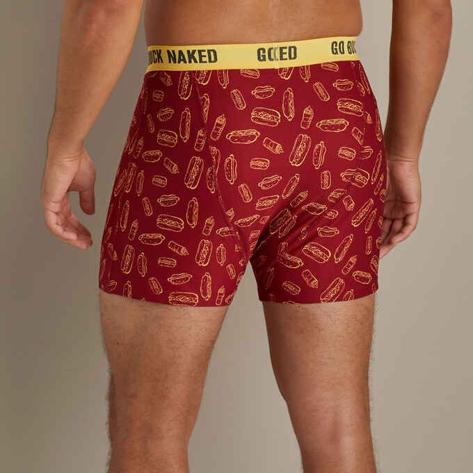 Men's Buck Naked Performance Pattern Boxers
