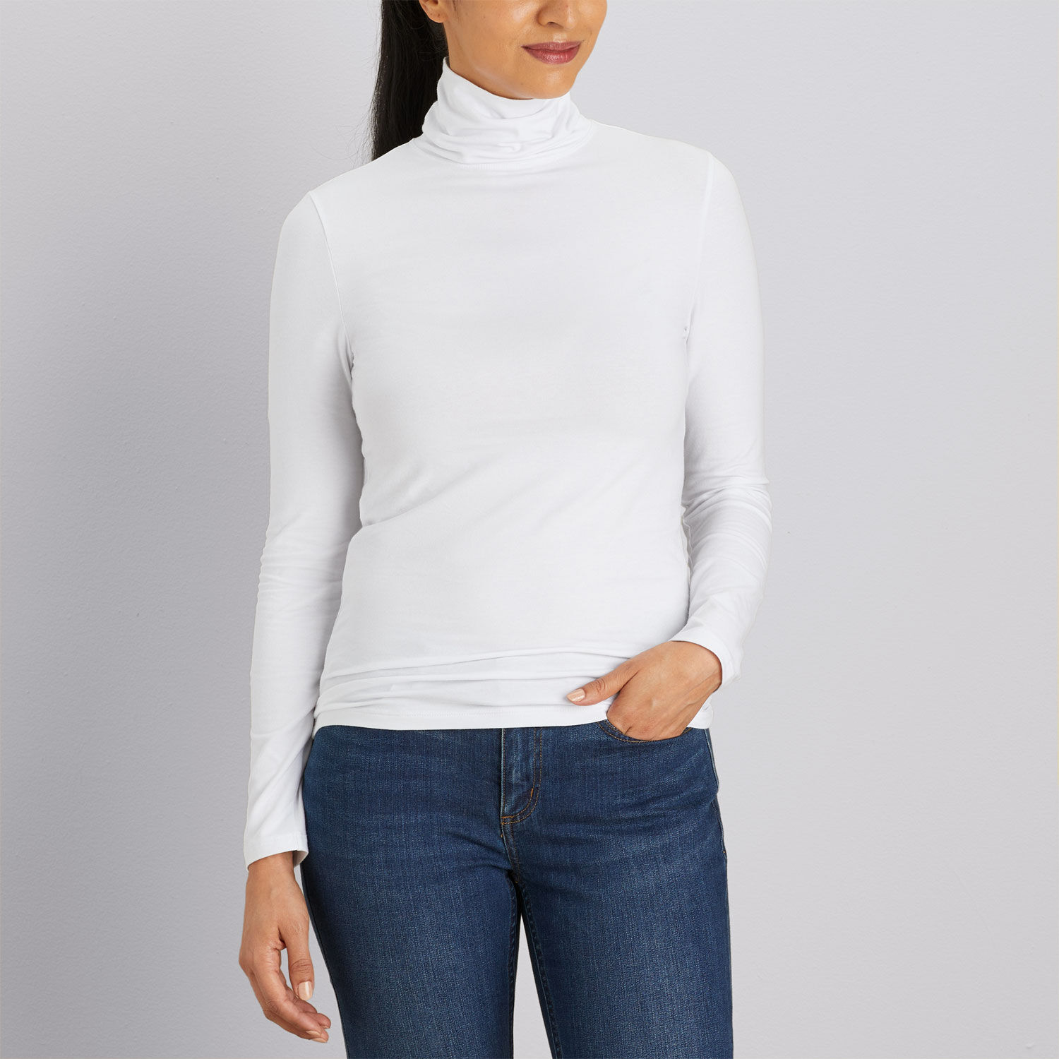 Turtleneck shirt for ladies