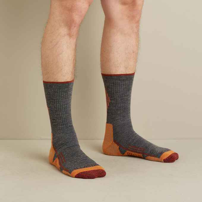Front View Men's Copper Merino Wool Socks