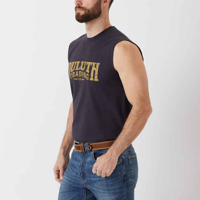 Men's Sleeveless Duluth Trading Logo T-Shirt