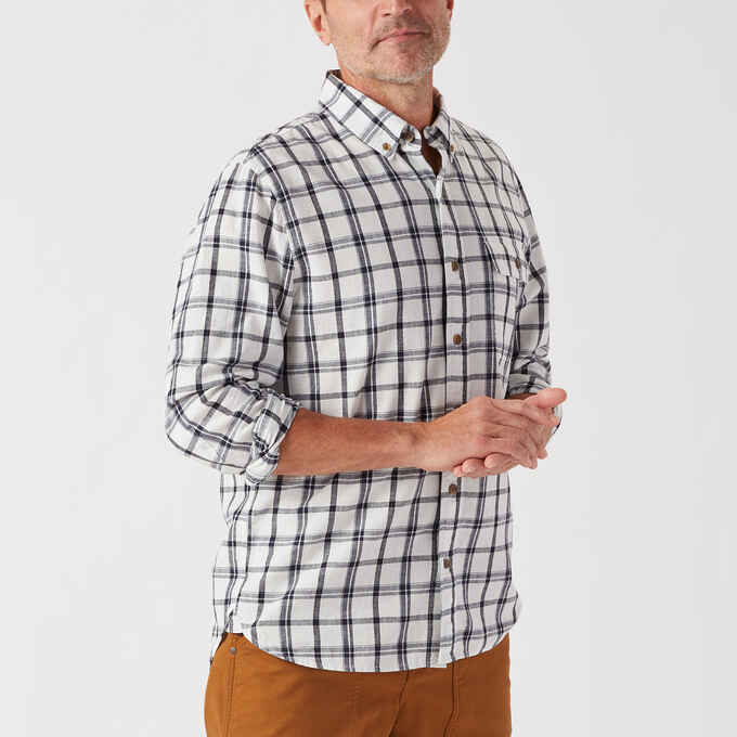 Men's Best Made Long Sleeve Standard Indigo Plaid Shirt