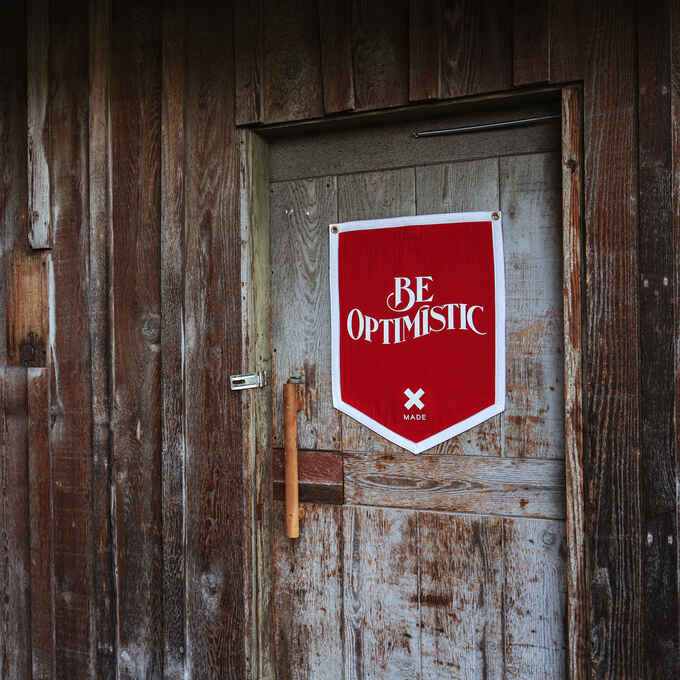 Best Made Be Optimistic Pennant