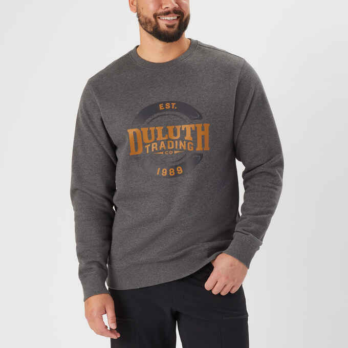 Men's Midweight Relaxed Fit Crew Sweatshirt