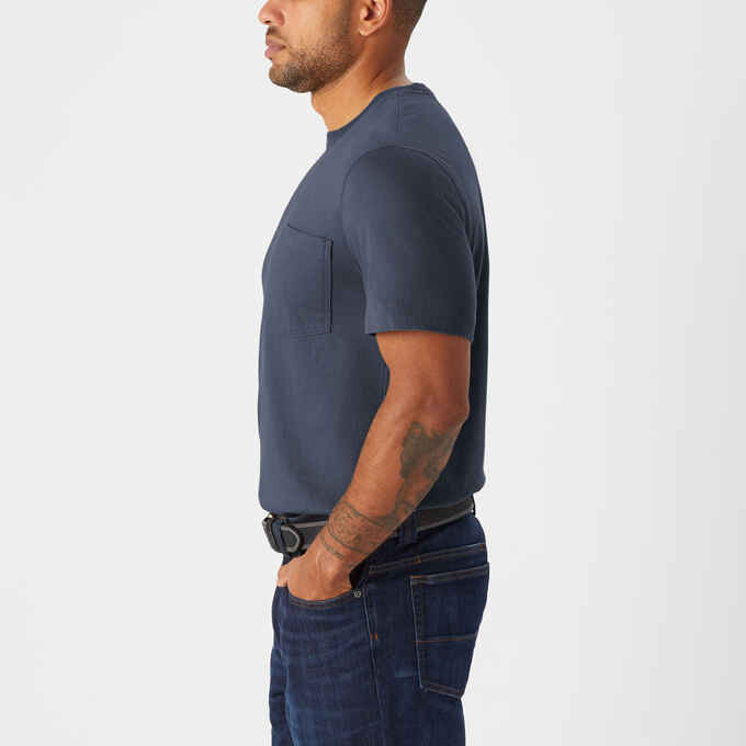 Men's Longtail T Slim Fit T-Shirt with Pocket