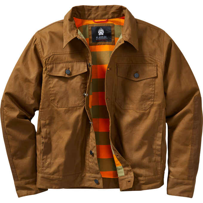 Men's AKHG Claimstake Waxed Trucker Jacket Men's AKHG Claimstake Waxed Trucker Jacket
