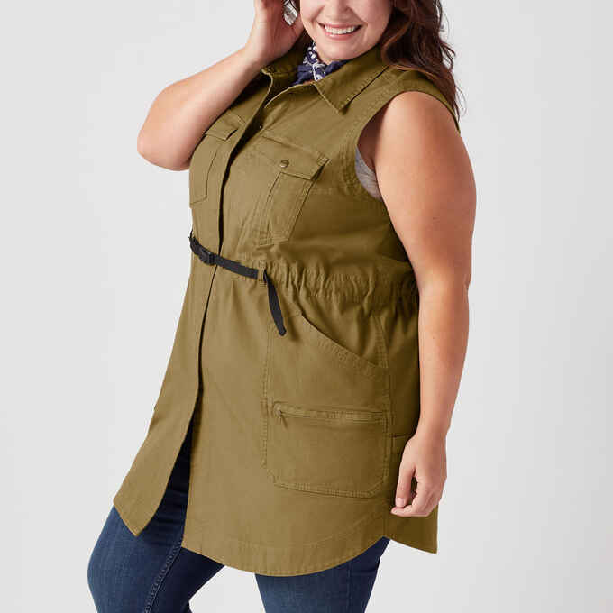 Women's Plus Rootstock Gardening Tunic Vest