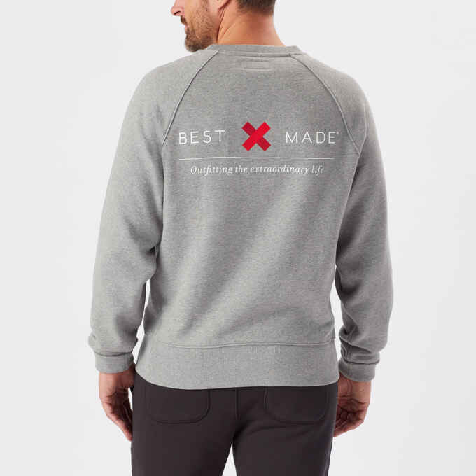 Best Made Supima Sweat Logo Crew