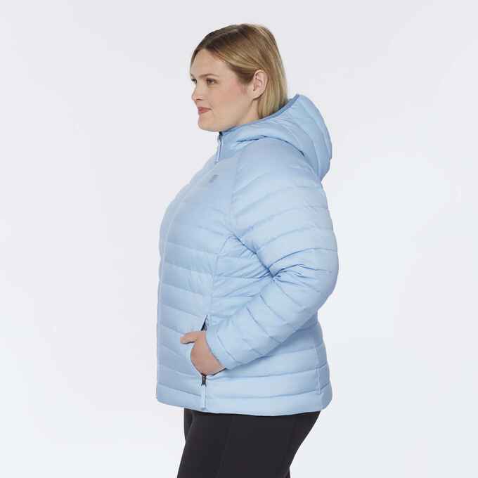 Women's Plus AKHG Eco Puffin Hooded Jacket