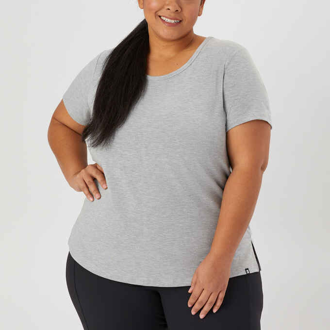 Women's Plus AKHG Renew Bamboo Short Sleeve Tee