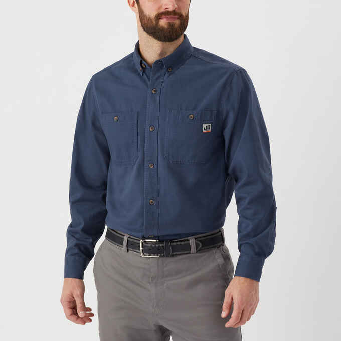 Men's 40 Grit Standard Fit Long Sleeve Work Shirt