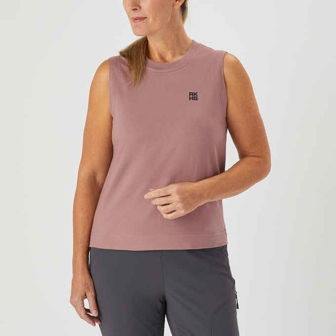 Women's AKHG Crosshaul Cotton Sleeveless Tank