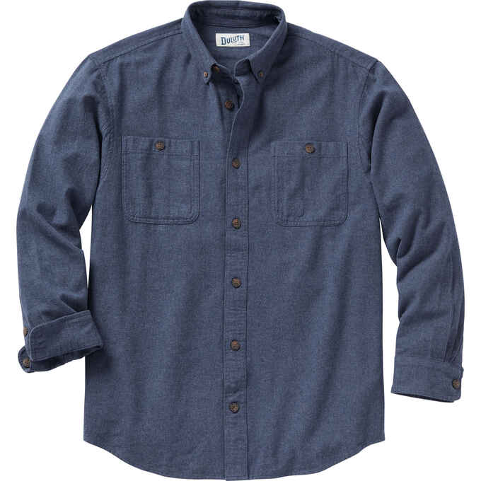 Men's Free Swingin' Solid Flannel Relaxed Fit Shirt Men's Free Swingin' Solid Flannel Relaxed Fit Shirt