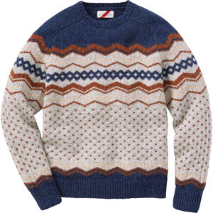 Men's Best Made Shetland Wool Fairisle Crew Neck