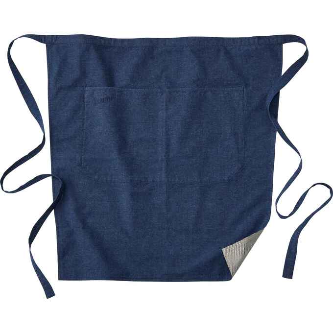 Chambray Reversible Waist Apron Chambray Reversible Waist Apron