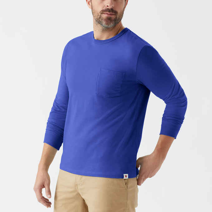 Men's Best Made Long Sleeve Supima Knit Pocket Tee