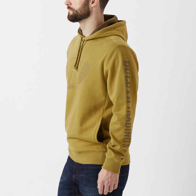 Men's Midweight Relaxed Fit Pullover Hoodie Sweatshirt