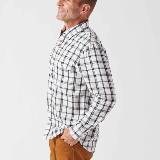 Men's Best Made Long Sleeve Standard Indigo Plaid Shirt