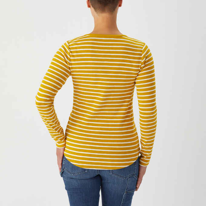 Women's Makers Studio Cotton Rib Henley
