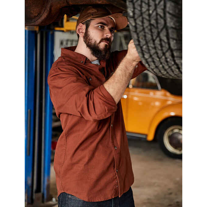 Men's 40 Grit Standard Fit Long Sleeve Work Shirt