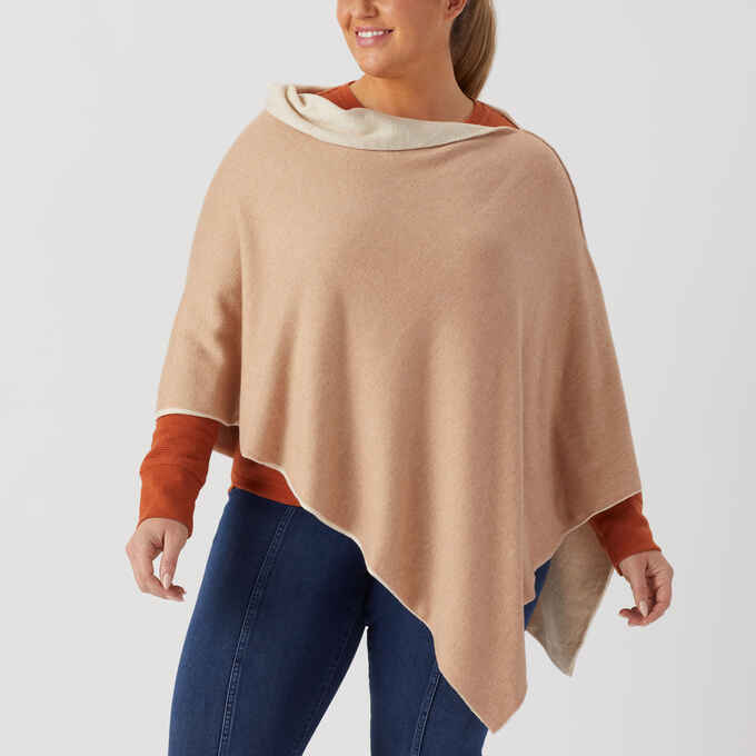 Women's Reversible Poncho
