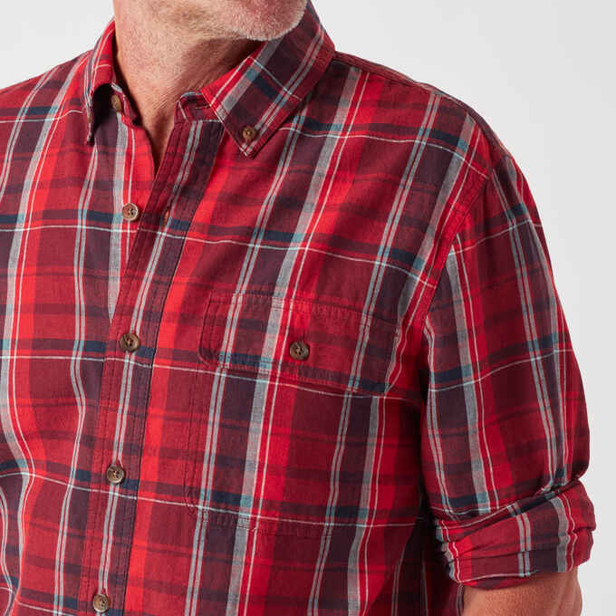 Men's Best Made Long Sleeve Standard Madras Plaid Shirt