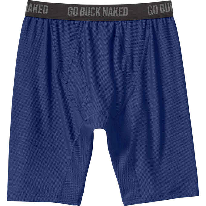 Men's Go Buck Naked Performance Extra Long Boxer Briefs Men's Go Buck Naked Performance Extra Long Boxer Briefs