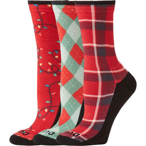 Women's Stay-Put 3pk Graphic Socks