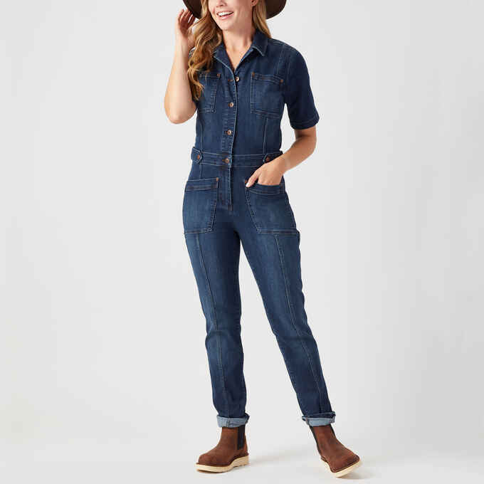 Women's Double Flex Denim COOLMAX Coveralls
