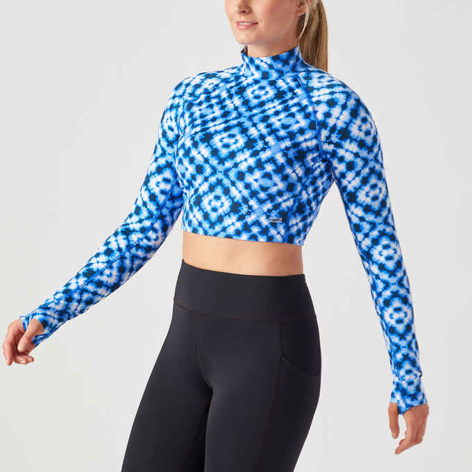 Women's Suit Up Swim Built-in Bra Long Sleeve Top