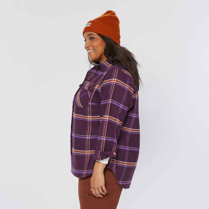 Women's Plus Folklore Flannel Shirt