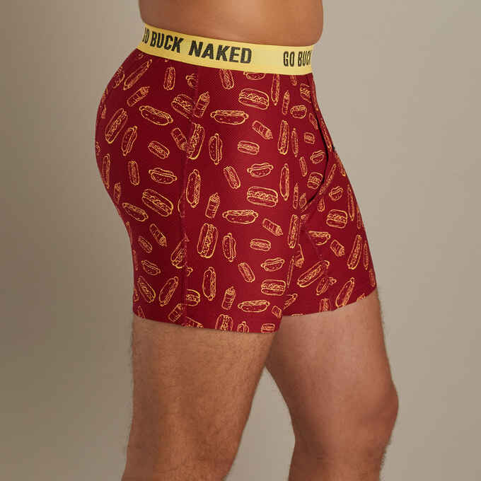 Men's Buck Naked Performance Pattern Boxers