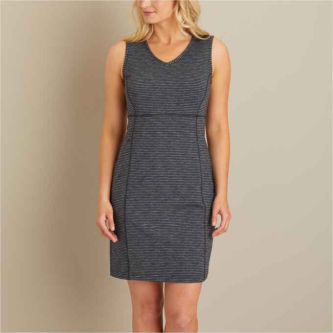 Front View Women's NoGA Stretch Sleeveless Dress
