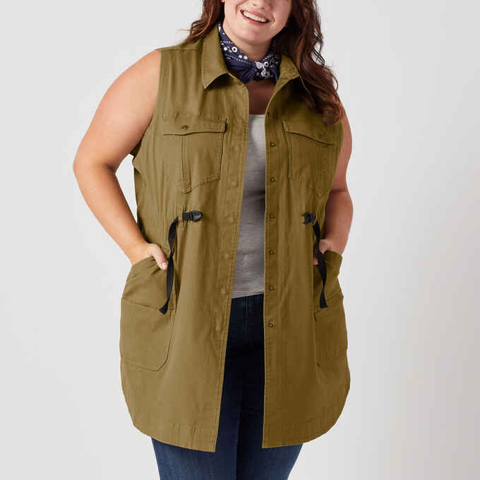 Women's Plus Rootstock Gardening Tunic Vest