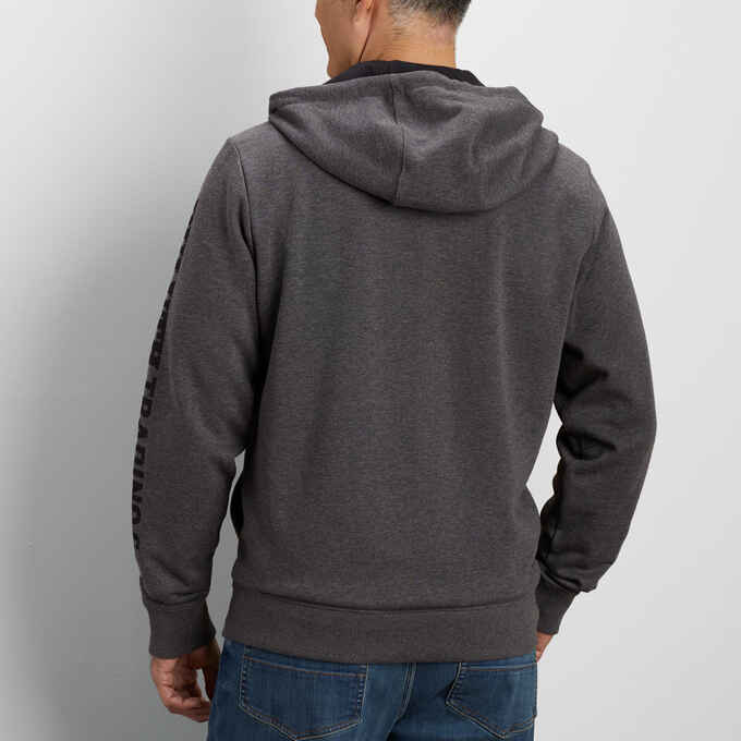 Men's Midweight Relaxed Fit Full Zip Hoodie Sweatshirt
