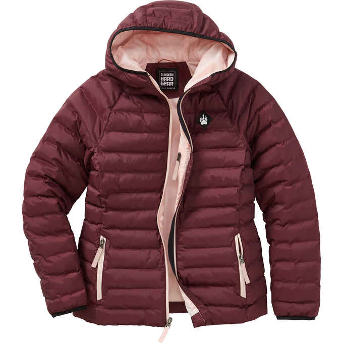 Women's Plus AKHG Eco Puffin Hooded Jacket Women's Plus AKHG Eco Puffin Hooded Jacket