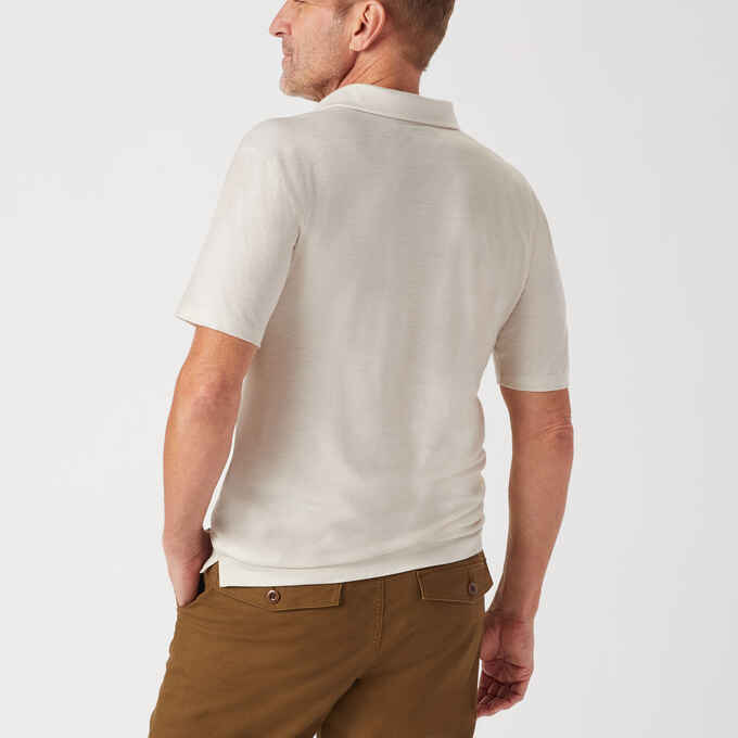 Men's Best Made Short Sleeve Merino Polo